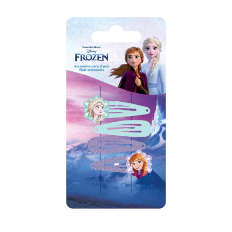 ACCESORIOS PELO CLIPS 4 PIEZAS FROZEN