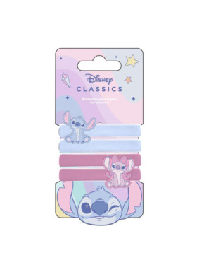 ACCESORIOS PELO COLETERO 4 PIEZAS STITCH