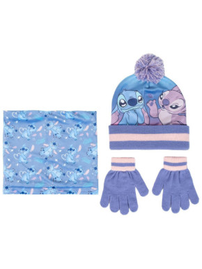 Conjunto invierno 3 piezas Stitch Disney