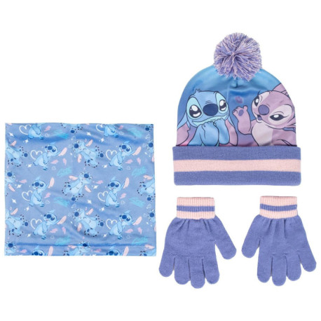 Conjunto invierno 3 piezas Stitch Disney