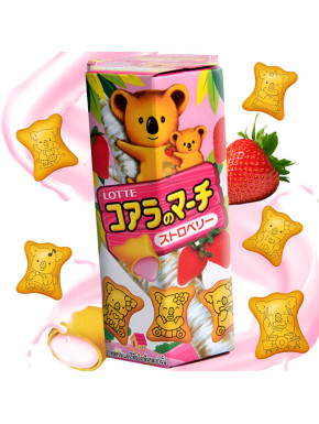 Galletas Lotte Koala´s March sabor a fresa