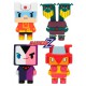 Figuras Pixel Mazinger Z Set B