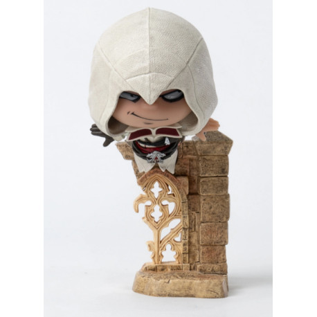 Assassin´s Creed Estatua PVC Qlectors Ezio Leap of Faith 15 cm