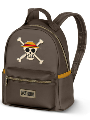 One Piece Skull Mochila Heady, Marrón