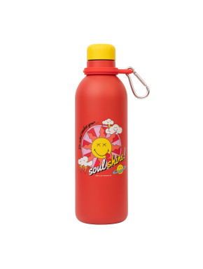 Bouteille en métal 500 ml Smiley Quirky Comics