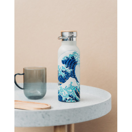 Botella metálica 500ml Hokusai La Gran Ola