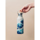 Botella Metalica La Gran Ola De Kanagawa Hokusai