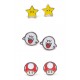 Set Pendientes Super Mario Star