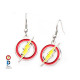 Boucles d'oreilles Dc Comics The Flash Emblem