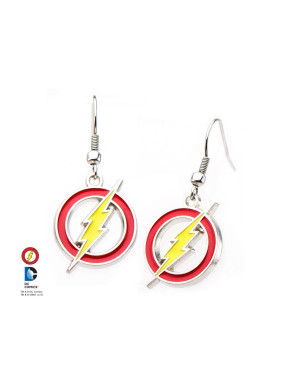 Boucles d'oreilles Dc Comics The Flash Emblem