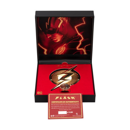 Replica Dc Comics The Flash Pin Y Anillo