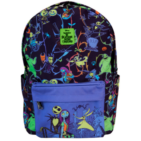 Mochila Neon Pesadilla antes de Navidad (Glow-in-the-Dark)