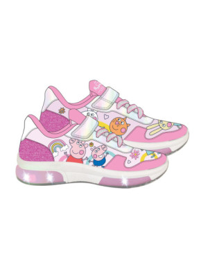 DEPORTIVA SUELA PVC CON LUCES PEPPA PIG