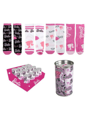 PACK CALCETINES 4 PIEZAS BARBIE