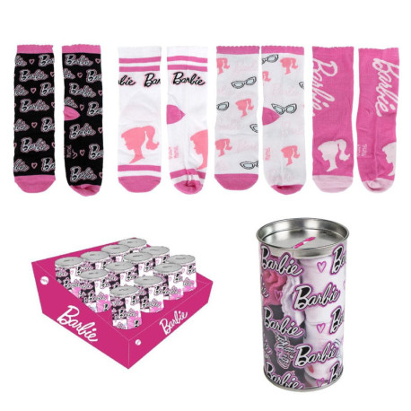 PACK CALCETINES 4 PIEZAS BARBIE