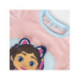 PIJAMA LARGO CORAL FLEECE APLICACIONES GABBY´S DOLLHOUSE