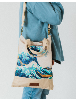 Bolso De Tela La Gran Ola De Kanagawa Hokusai