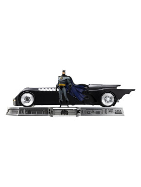 Batman The Animated Series (1992) Set Art Scale 1/10 Deluxe Batman And Batmobile 24 Cm