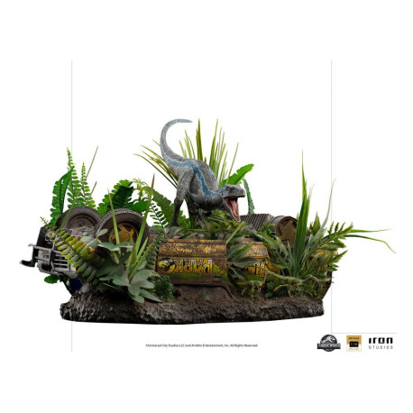 Jurassic World Fallen Kingdom Figurine 1/10 Deluxe Art Scale Bleu 24 Cm