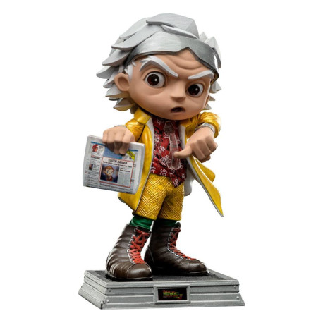 Regreso Al Futuro Ii Minifigura Mini Co. Pvc Doc Brown 15 Cm