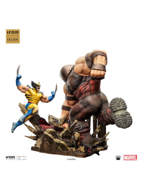 Marvel Figurine 1/10 Bds Art Scale Wolverine Vs Juggernaut Heo Eu Exclusive 30 Cm