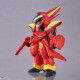 Macross 7 Vehículo Con Figura Tiny Session Vf-19 Custom Fire Valkyrie With Basara Nekki 11 Cm