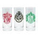 Pack tres vasos cristal Harry Potter Hogwarts