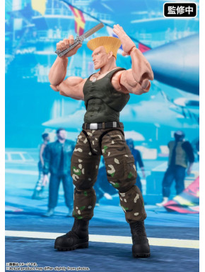 Figurine Street Fighter S.H. Figuarts Guile -Outfit 2- 16 Cm