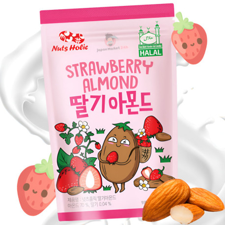 Nuts Holic amandes aromatisées à la fraise