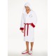 Bathrobe fleece Assassin's Creed white