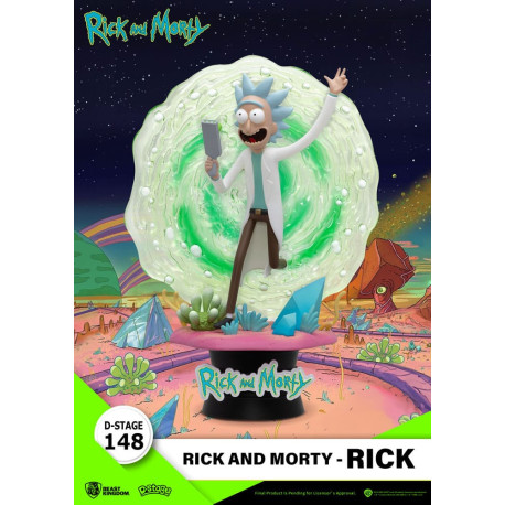 Rick & Morty Diorama Pvc D-Stage Rick 14 Cm