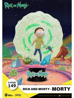 Rick & Morty Diorama Pvc D-Stage Morty 14 Cm