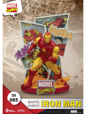 Marvel Comics Diorama Pvc D-Stage Iron Man 16 Cm