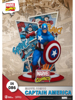 Marvel Comics Diorama Pvc D-Stage Captain America 16 Cm