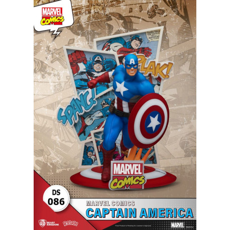 Marvel Comics Diorama Pvc D-Stage Captain America 16 Cm