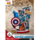 Marvel Comics Diorama Pvc D-Stage Captain America 16 Cm