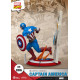 Marvel Comics Diorama Pvc D-Stage Captain America 16 Cm