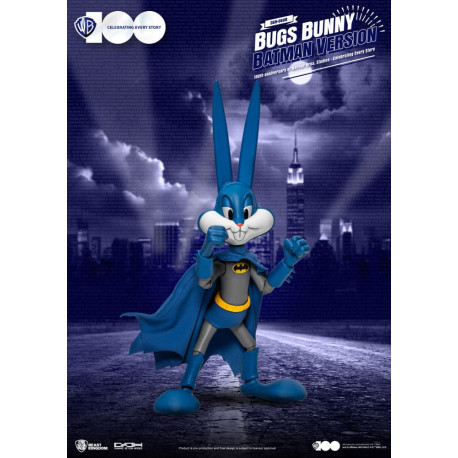 Warner Brothers Figura Dynamic 8Ction 1/9 100Th Anniversary Of Warner Bros. Studios Bugs Bunny Batman Ver. 17 Cm