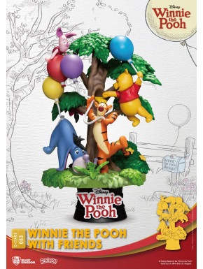 Disney Diorama Pvc D-Stage Winnie The Pooh With Friends 16 Cm