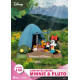 Disney Diorama Pvc D-Stage Campsite Series Mini & Pluto 10 Cm