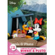 Disney Diorama Pvc D-Stage Campsite Series Mini & Pluto 10 Cm