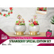 Disney Figuras Mini Diorama Stage Pocket Plants Series Strawberry Special Edition Set 12 Cm