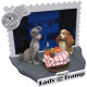 Disney 100Thiversary Pvc Diorama D-Stage Lady And The Tramp 12 Cm