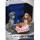 Disney 100Th Anniversary Pvc Diorama D-Stage Lady And The Tramp 12 Cm