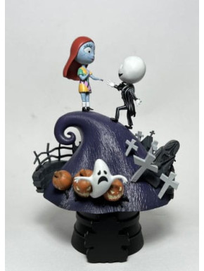 Pesadilla Antes De Navidad Diorama Pvc D-Stage Jack & Sally 15 Cm