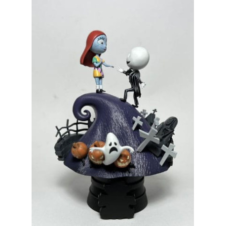 Pesadilla Antes De Navidad Diorama Pvc D-Stage Jack & Sally 15 Cm