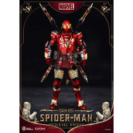 Marvel Figura Dynamic 8Ction Heroes 1/9 Medieval Knight Spider-Man 20 Cm