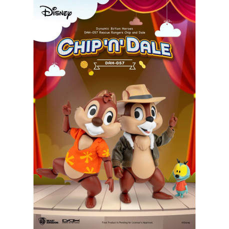 Chip Y Chop: Guardianes Rescatadores Figura Dynamic 8Ction Heroes 1/9 Chip & Dale 10 Cm