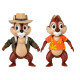 Chip Y Chop: Guardianes Rescatadores Figura Dynamic 8Ction Heroes 1/9 Chip & Dale 10 Cm