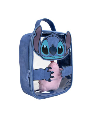 Neceser transparente Stitch Disney 16cm